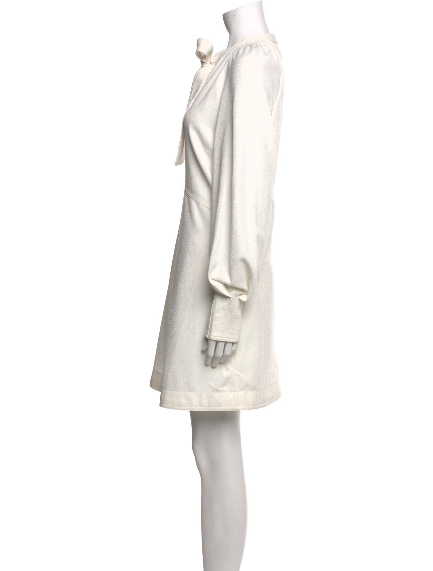 See by Chloé Tie Neck Mini Dress