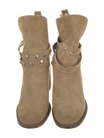 See by Chloé Suede Studded Accents Boots