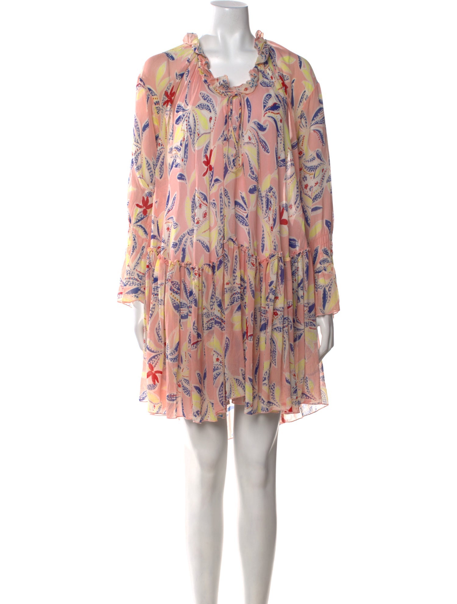 See by Chloé Floral Print Knee-Length Dress