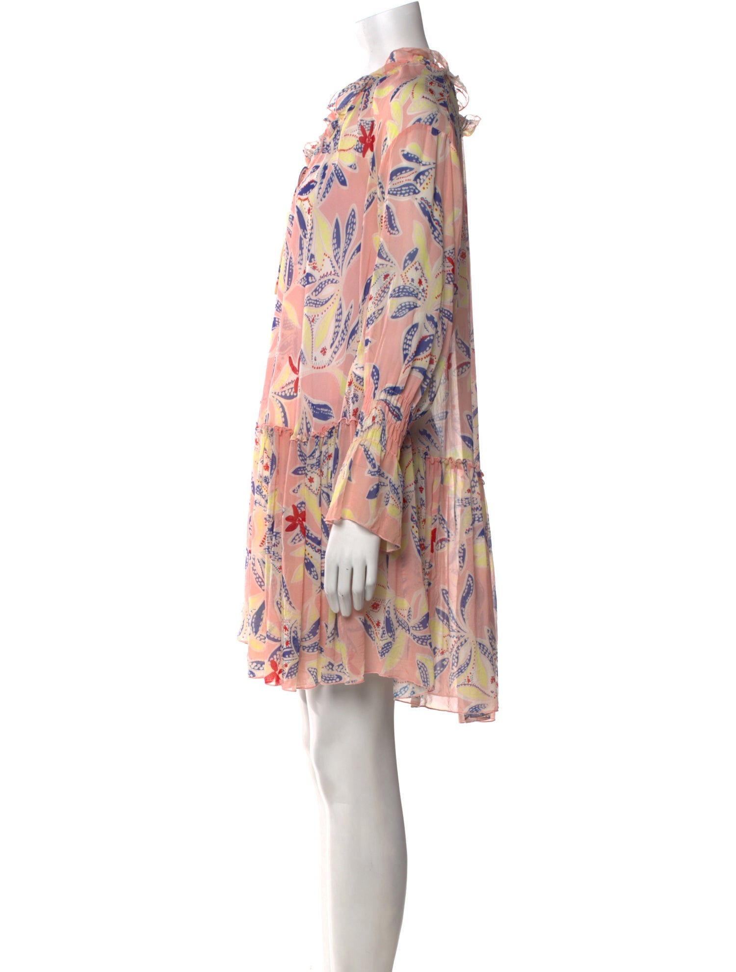See by Chloé Floral Print Knee-Length Dress