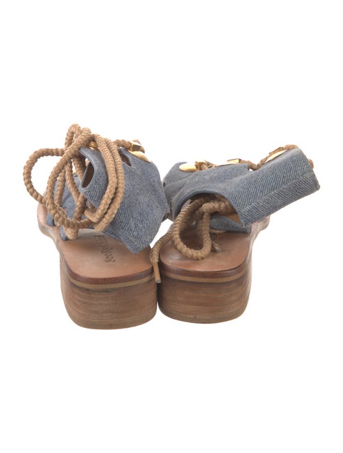 See by Chloé Denim Gladiator Sandals