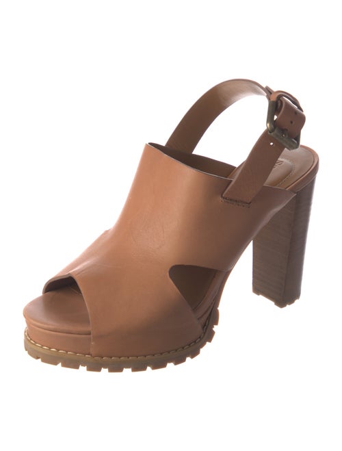 See by Chloé Leather Slingback Sandals