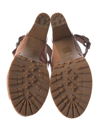 See by Chloé Leather Slingback Sandals