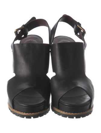 See by Chloé Leather Slingback Sandals