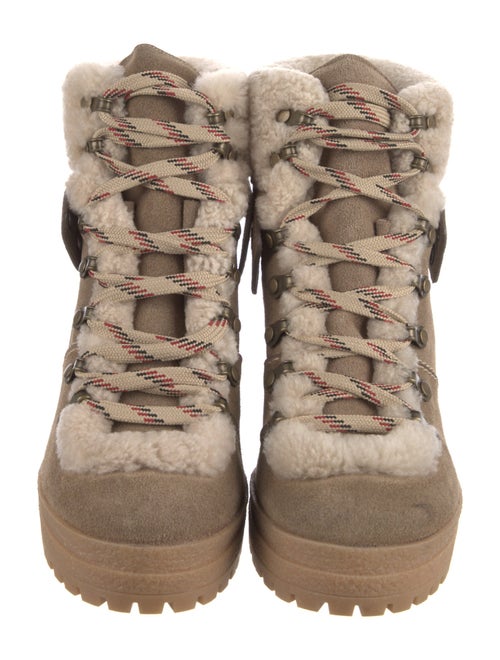 See by Chloé Suede Combat Boots