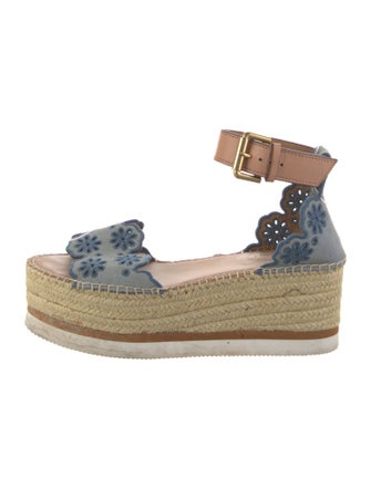 See by Chloé Suede Patterned Espadrilles