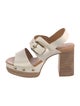 See by Chloé Leather Studded Accents Slingback Sandals