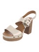 See by Chloé Leather Studded Accents Slingback Sandals