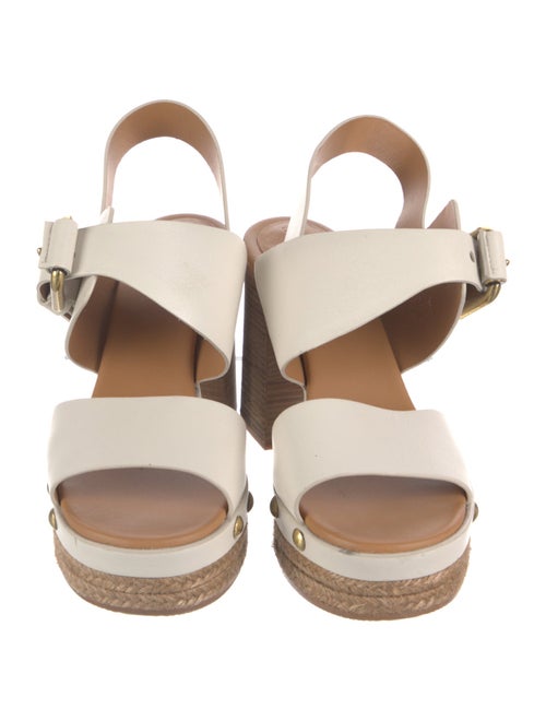 See by Chloé Leather Studded Accents Slingback Sandals