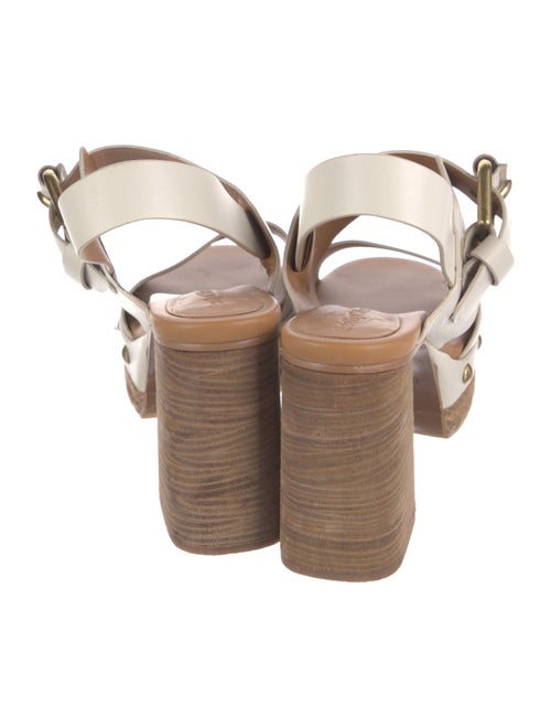 See by Chloé Leather Studded Accents Slingback Sandals