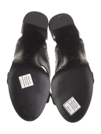 See by Chloé Leather Studded Accents Slides