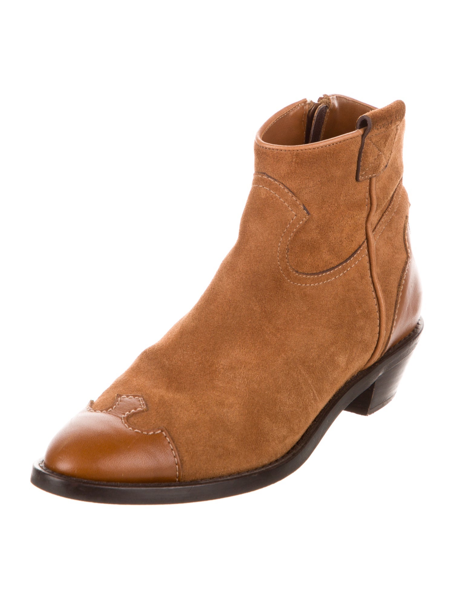 See by Chloé Suede Western Boots