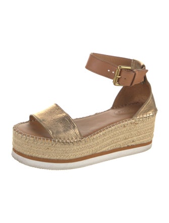 See by Chloé Leather Espadrilles