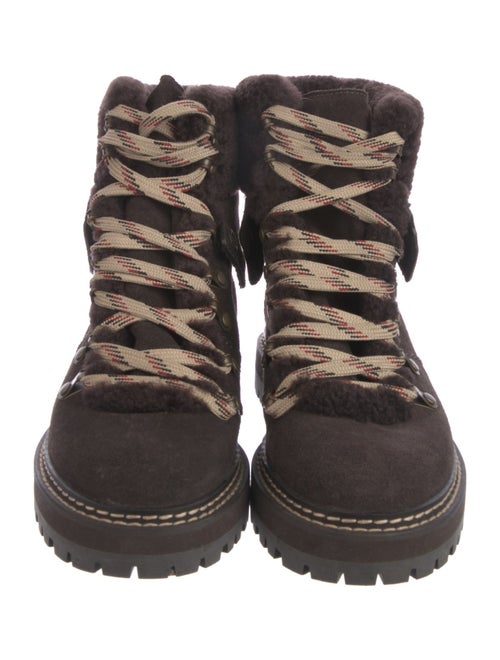 See by Chloé Suede Combat Boots