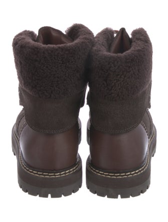 See by Chloé Suede Combat Boots