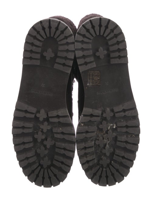 See by Chloé Suede Combat Boots