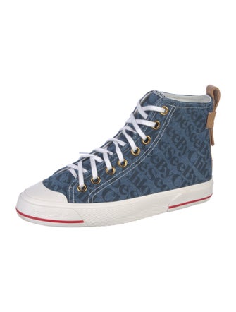 See by Chloé Denim Printed Sneakers