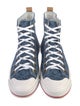 See by Chloé Denim Printed Sneakers