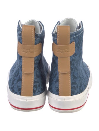 See by Chloé Denim Printed Sneakers