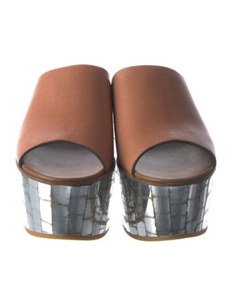 See by Chloé Leather Slides