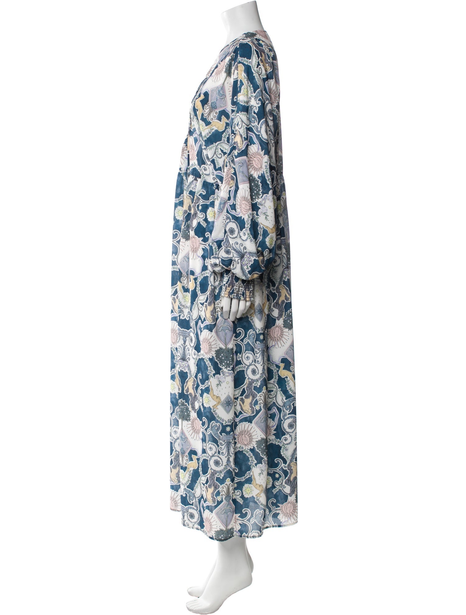 See by Chloé Floral Print Long Dress