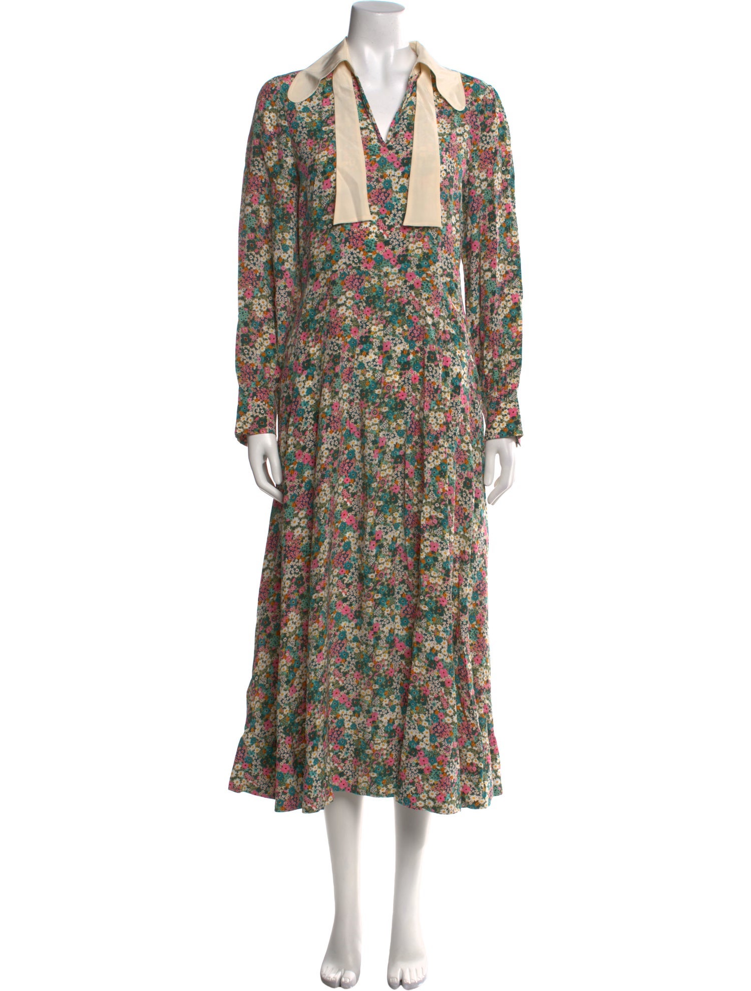 See by Chloé Silk Long Dress