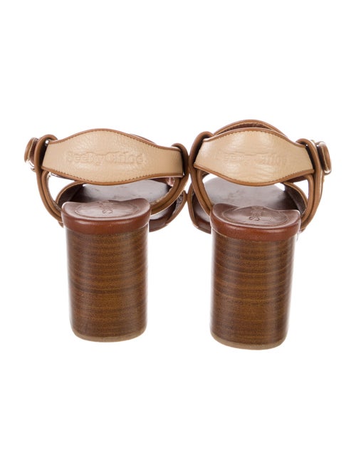 See by Chloé Leather Slingback Sandals