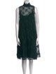 See by Chloé Lace Pattern Midi Length Dress