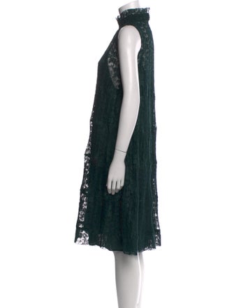 See by Chloé Lace Pattern Midi Length Dress