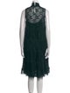 See by Chloé Lace Pattern Midi Length Dress