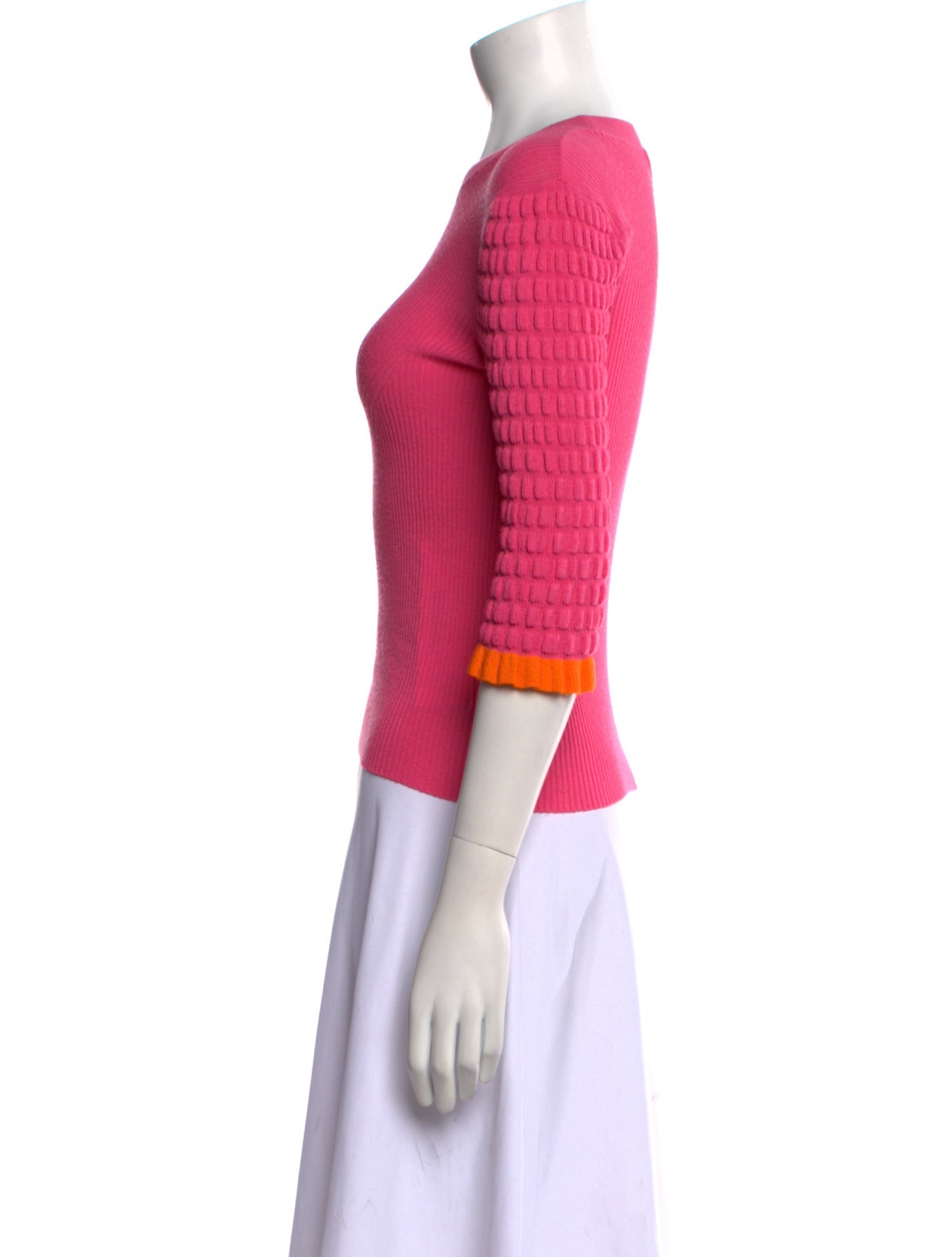 See by Chloé Crew Neck Three-Quarter Sleeve Top