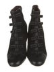 See by Chloé Suede Bow Accents Lace-Up Boots