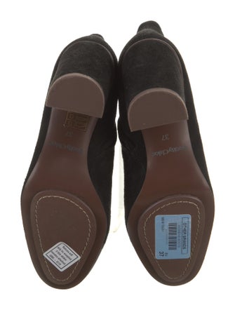 See by Chloé Suede Bow Accents Lace-Up Boots