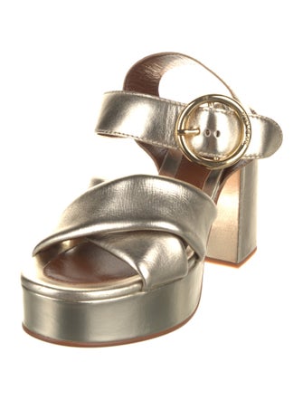 See by Chloé Leather Slingback Sandals