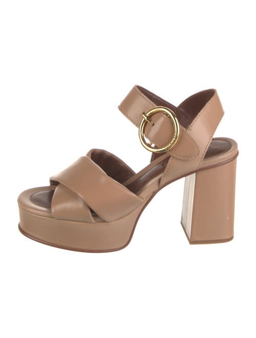 See by Chloé Leather Slingback Sandals