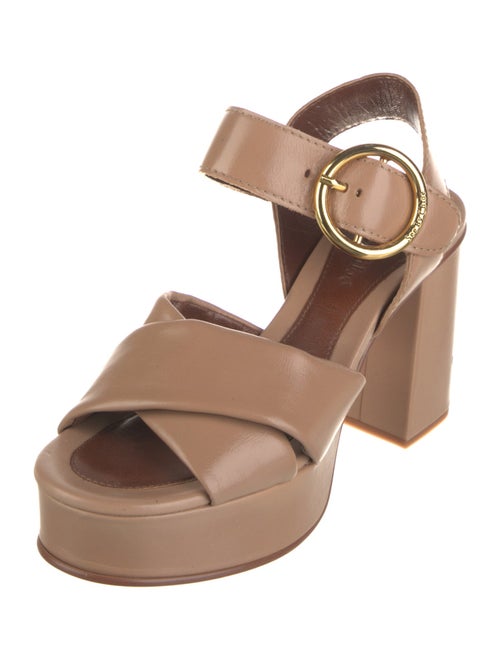 See by Chloé Leather Slingback Sandals