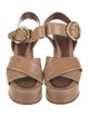 See by Chloé Leather Slingback Sandals