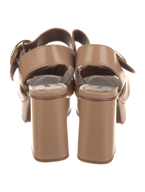 See by Chloé Leather Slingback Sandals