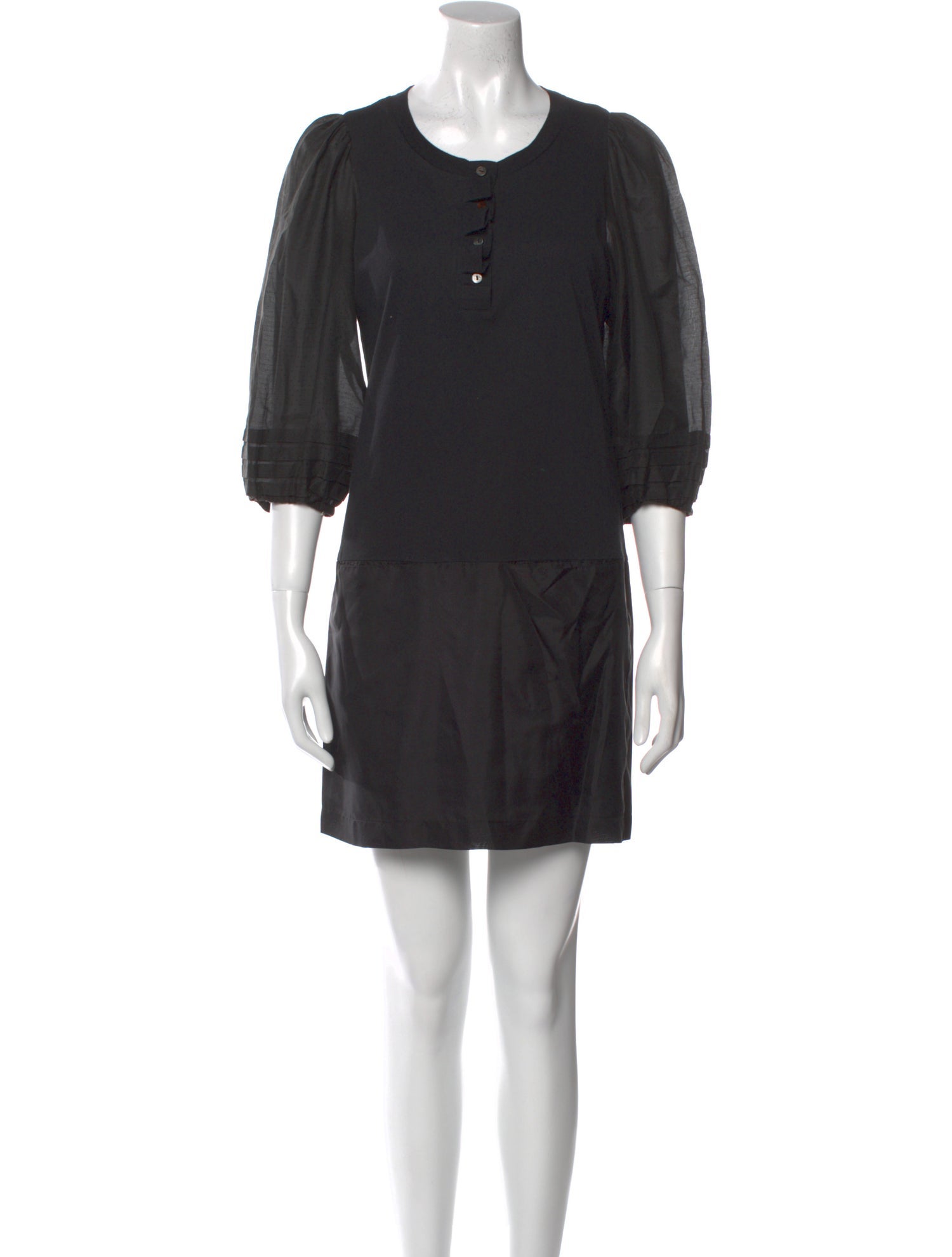 See by Chloé Crew Neck Mini Dress