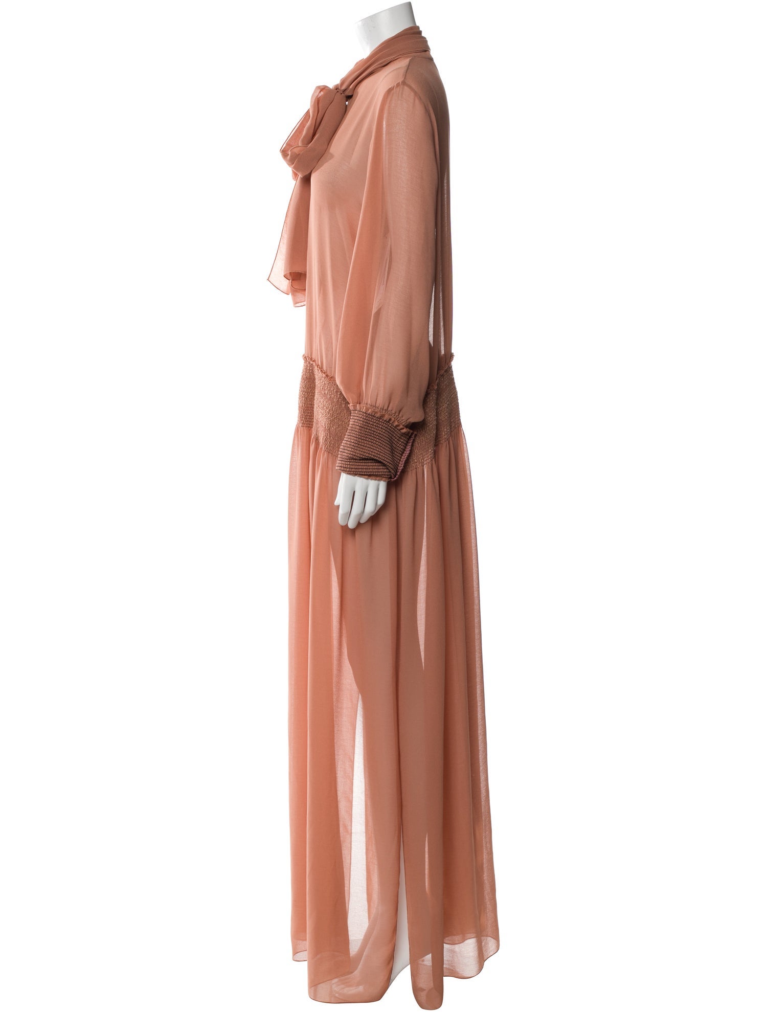 See by Chloé Mock Neck Long Dress