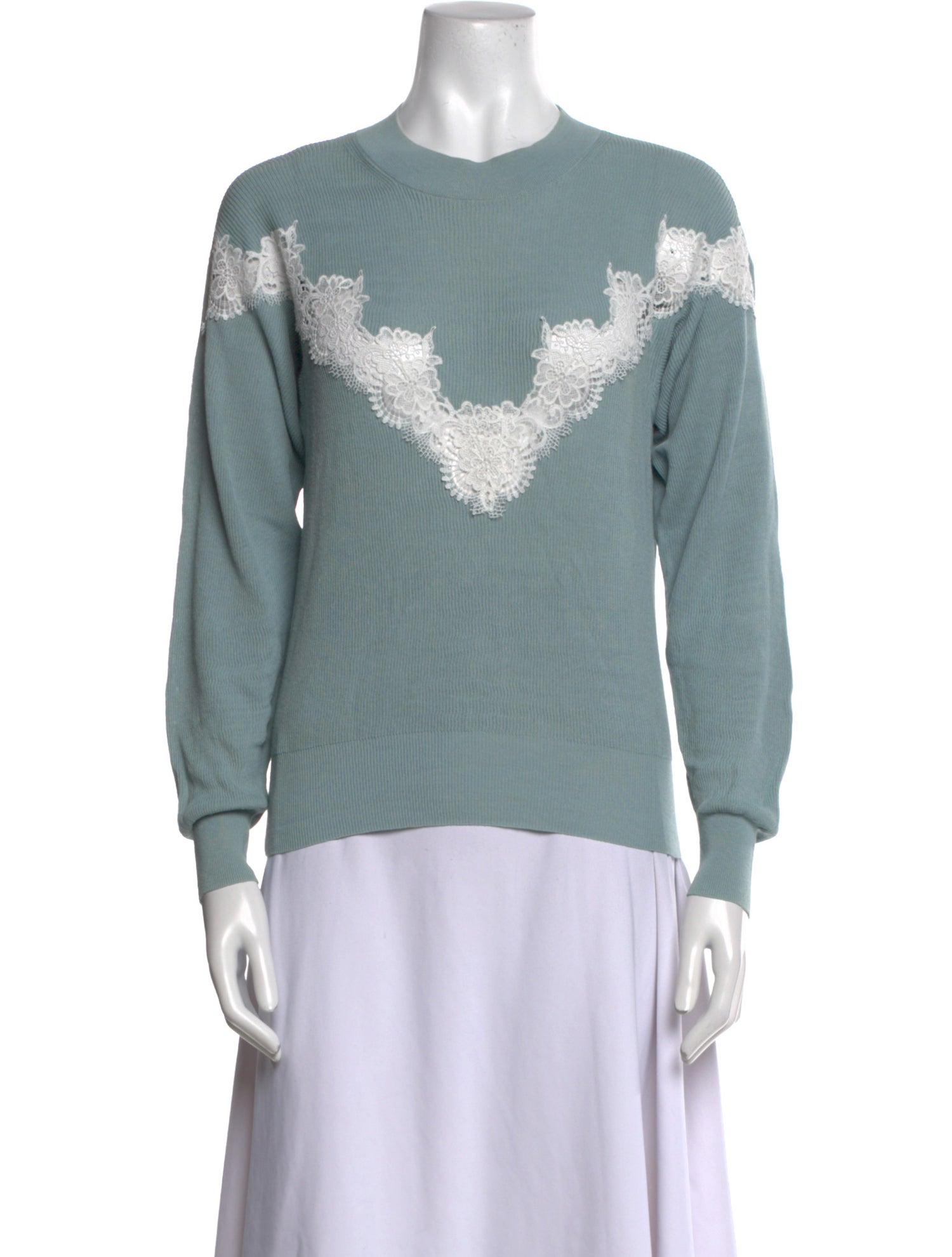 See by Chloé Crew Neck Long Sleeve Sweatshirt