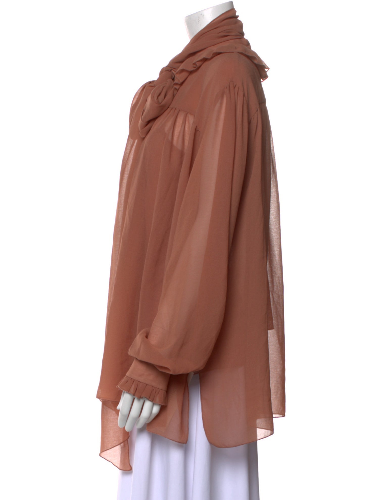 See by Chloé Tie Neck Long Sleeve Blouse w/ Tags
