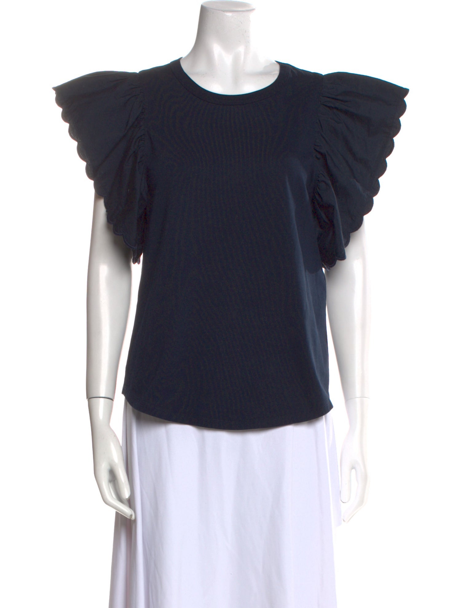 See by Chloé Scoop Neck Short Sleeve T-Shirt