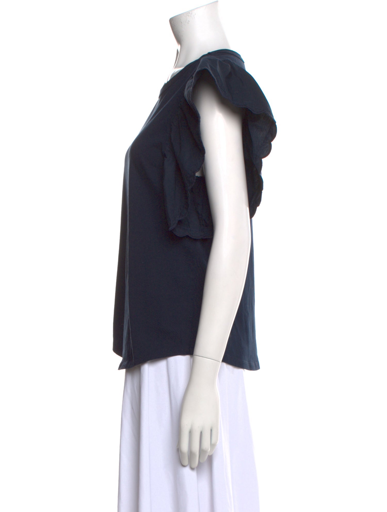 See by Chloé Scoop Neck Short Sleeve T-Shirt