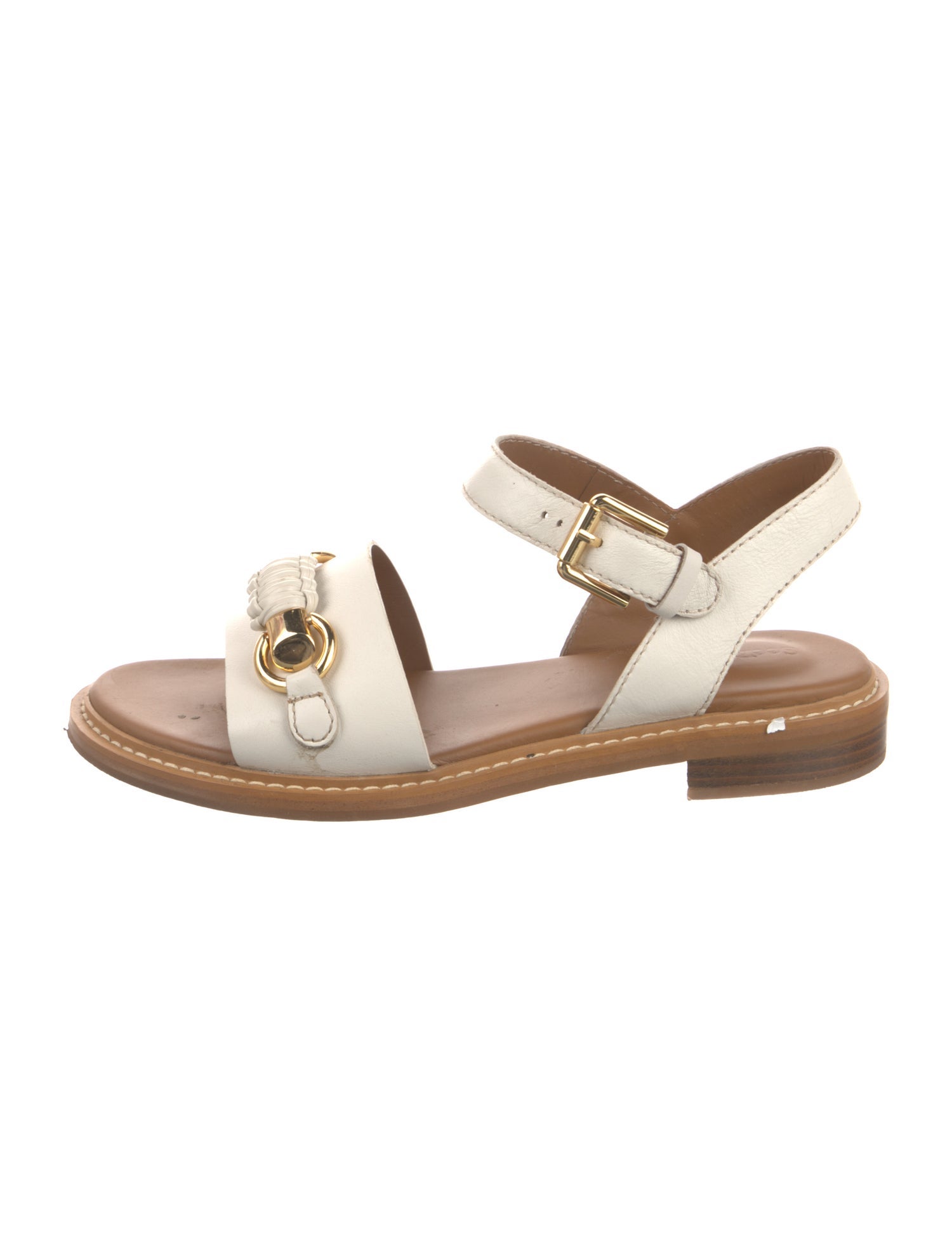See by Chloé Leather Slingback Sandals