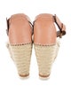 See by Chloé Leather Fringe Trim Accent Espadrilles