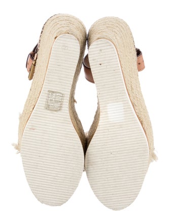 See by Chloé Leather Fringe Trim Accent Espadrilles