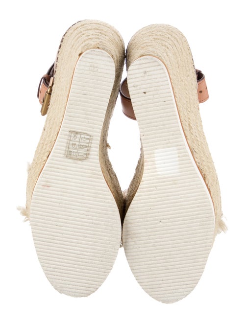 See by Chloé Leather Fringe Trim Accent Espadrilles