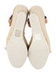 See by Chloé Leather Fringe Trim Accent Espadrilles