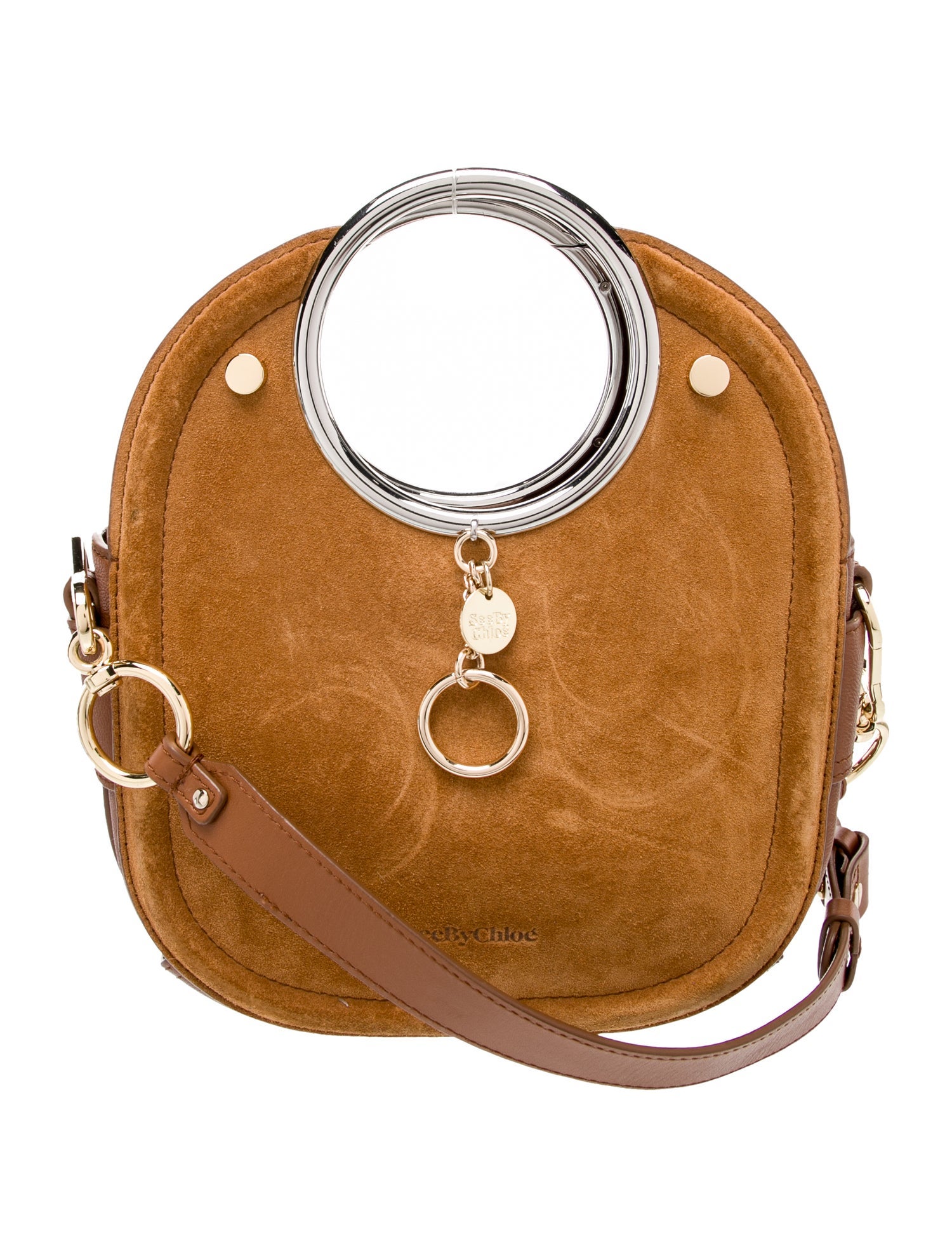 See by Chloé Suede Top Handle Bag